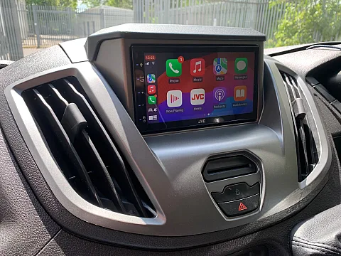 Ford Transit 2017 upgraded with JVC KW-M560BT CarPlay Stereo