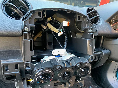 Mazda 2 2010 radio removed