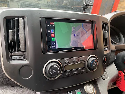 Nissan ENV200 2021 upgraded with JVC KW-M560BT Multimedia Stereo
