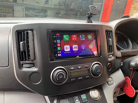Nissan ENV200 2021 upgraded with JVC KW-M560BT Multimedia Stereo