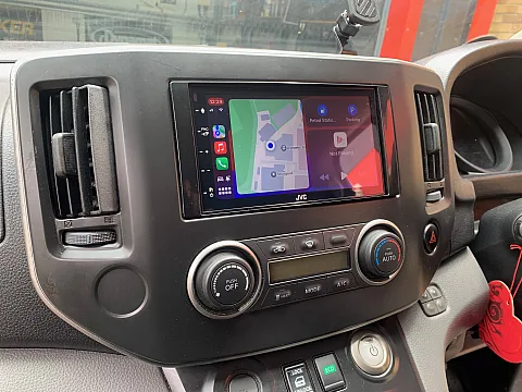 Nissan ENV200 2021 upgraded with JVC KW-M560BT Multimedia Stereo
