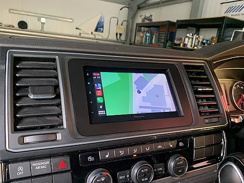 VW Caravell 2019 fitted with Pioneer SPH-DA360DAB CarPlay Android Stereo