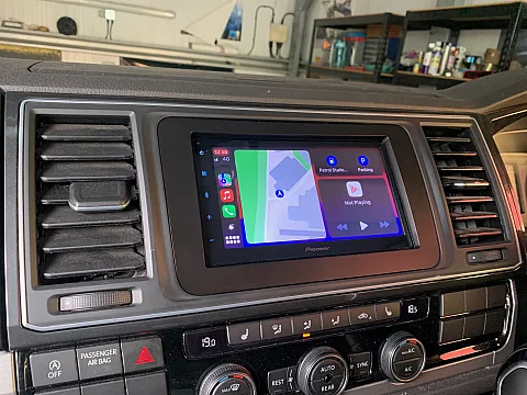 VW Caravell 2019 fitted with Pioneer SPH-DA360DAB CarPlay Android Stereo