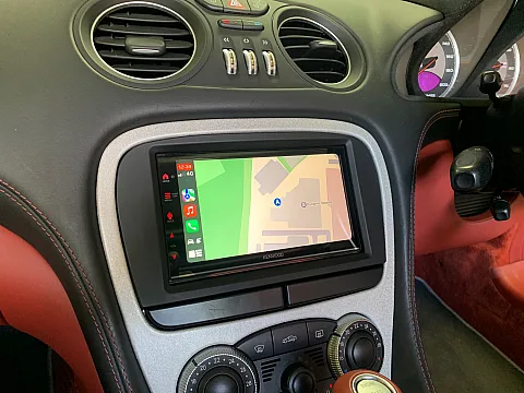 Mercedes SL55 (R230) 2003 fitted with DMX7722DABS Wireless CarPlay, Android Auto stereo
