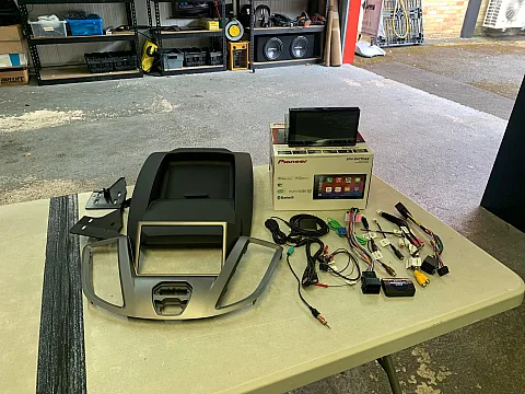 Ford Transit 2019 fitted with Pioneer SPH-DA77DABS CarPlay Stereo