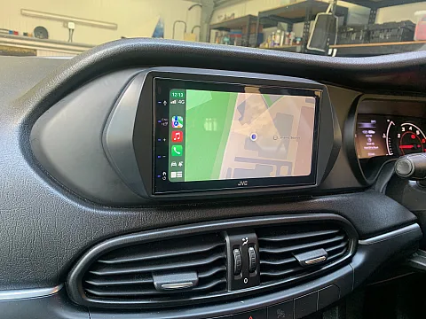 Fiat Tipo 2016 model upgraded with JVC KW-M560BT CarPlay stereo