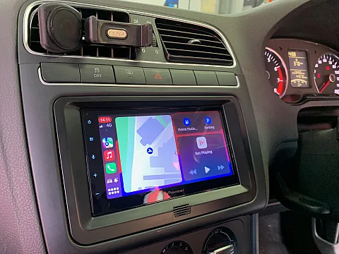 VW Polo 2010 fitted with Pioneer SPH-DA360DAB CarPlay stereo