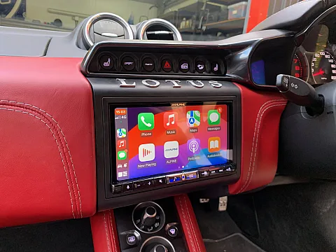Lotus Evora 2016 model upgraded with Alpine ILX-705D CarPlay Stereo