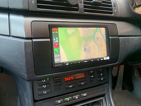 BMW E46 3 Series 2004 Upgraded with Sony XAV-AX4050 Stereo