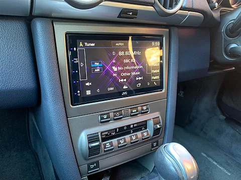 Porsche Boxster 2006 fitted with a JVC KW-M560BT CarPlay/Android Auto stereo