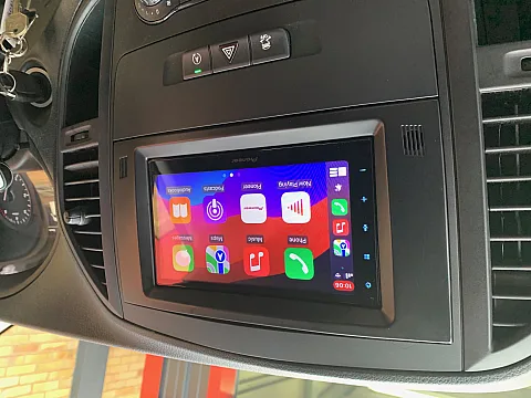 Mercedes-Benz Vito 2020 upgraded with Pioneer SPH-DA160DAB CarPlay/Android Auto stereo