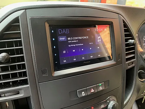 Mercedes-Benz Vito 2020 upgraded with Pioneer SPH-DA160DAB CarPlay/Android Auto stereo