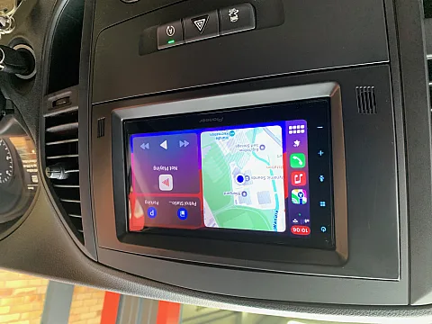 Mercedes-Benz Vito 2020 upgraded with Pioneer SPH-DA160DAB CarPlay/Android Auto stereo