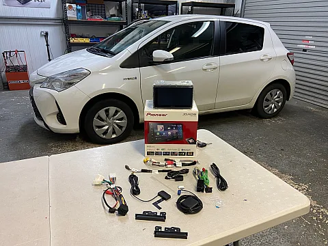 Toyota Yaris 2018 upgraded with Pioneer SPH-DA77DAB Wireless CarPlay stereo
