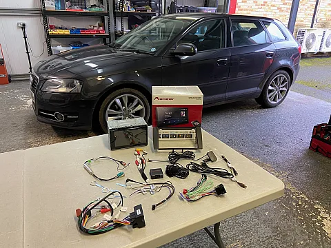 Audi A3 2012 Upgraded with Pioneer SPH-DA160DAB CarPlay Stereo & DAB Aerial