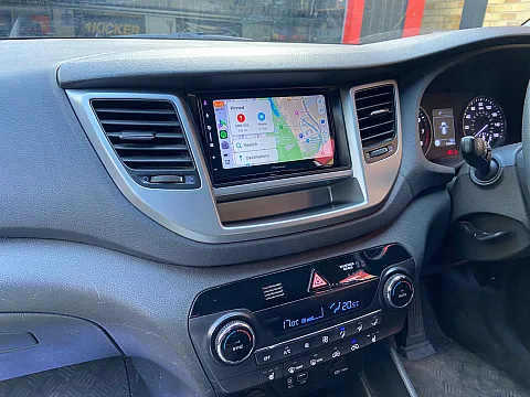 Hyundai Tucson 2017 Upgraded with Pioneer SPH-DA77DAB Wireless CarPlay stereo