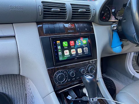 Mercedes C Class 2005 Upgraded with JVC KW-M593BT CarPlay stereo