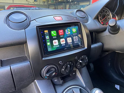 Mazda 2 2013 Upgraded with a JVC KW-M593BT CarPlay stereo