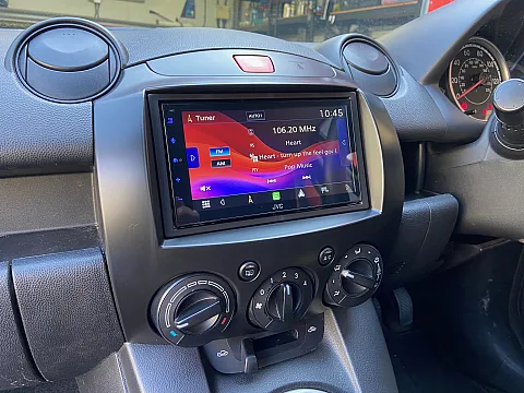 Mazda 2 2013 Upgraded with a JVC KW-M593BT CarPlay stereo
