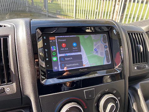 Citroen Relay 2021 Upgraded with a Pioneer SPH-DA77DAB wireless CarPlay stereo