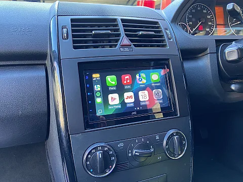 Mercedes A Class 2011 Upgraded with a JVC KW-M593BT CarPlay stereo