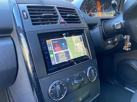 Mercedes A Class 2011 Upgraded with a JVC KW-M593BT CarPlay stereo