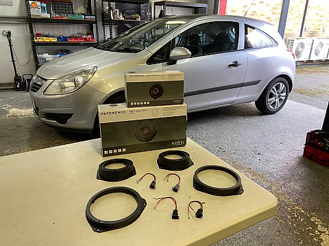 Vauxhall Corsa D 2007 model Upgraded with Infinity Speakers