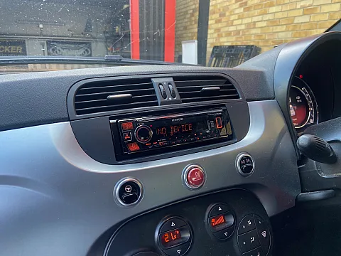 Fiat 500 2015 upgraded with Kenwood DMX7722DABS Wireless CarPlay Stereo