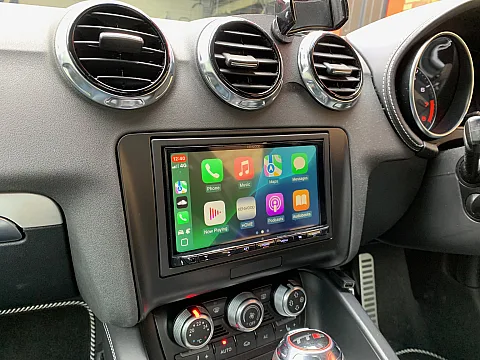 Audi TT 2012 upgraded with Kenwood DMX8021DABS wireless CarPlay stereo