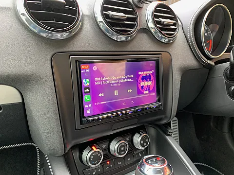 Audi TT 2012 upgraded with Kenwood DMX8021DABS wireless CarPlay stereo