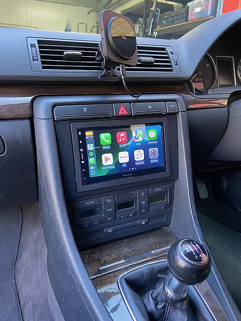 Audi A4 2003 Upgraded with a Pioneer SPH-DA77DAB Wireless CarPlay stereo