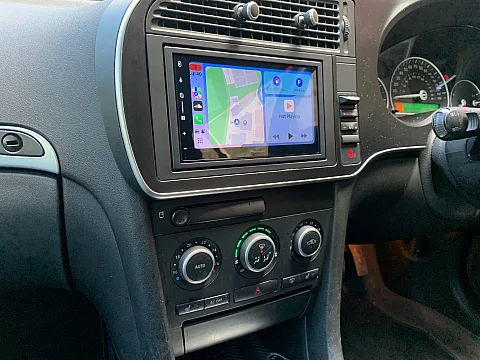 Saab 9-3 2010 upgraded with the Pioneer SPH-DA77DAB wireless Car Play stereo