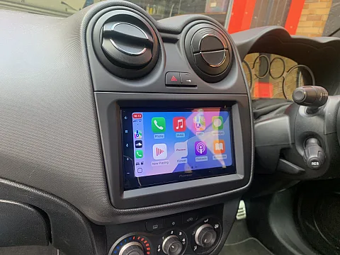 Alfa Romeo Mito 2014 upgraded with Pioneer SPH-DA360DAB wireless CarPlay stereo