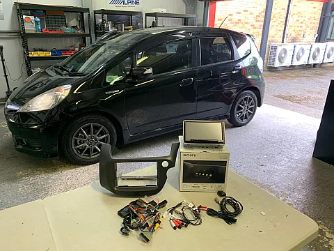 Honda Jazz 2013 upgraded with Sony XAV-AX4050 Wireless Car Play stereo