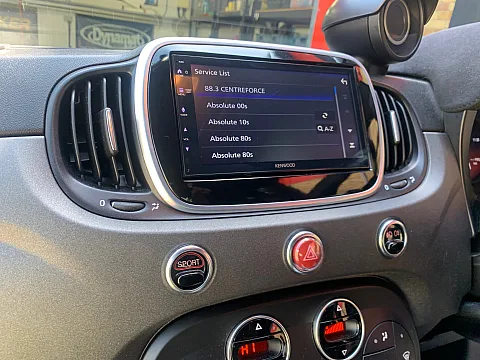 Fiat 500 2018 upgraded with Kenwood DMX5023DAB CarPlay stereo
