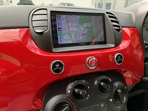 Fiat 500 2014 upgraded with Kenwood DMX5023DABS Car Play stereo