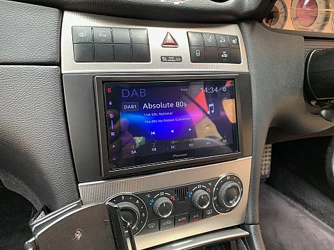 Mercedes CLK 2008 Upgraded with Pioneer SPH-DA77DAB CarPlay Stereo