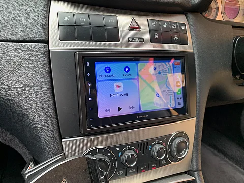 Mercedes CLK 2008 Upgraded with Pioneer SPH-DA77DAB CarPlay Stereo