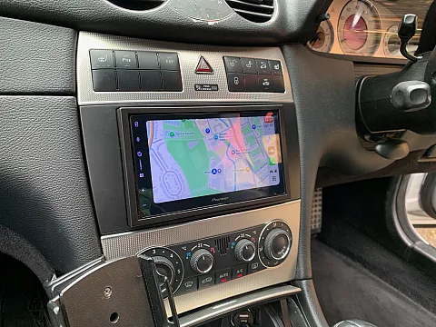 Mercedes CLK 2008 Upgraded with Pioneer SPH-DA77DAB CarPlay Stereo