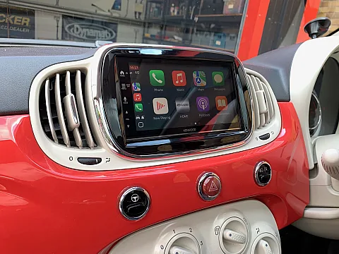 Fiat 500 2016 upgraded with Kenwood DMX7722DABS CarPlay / Android Auto Stereo