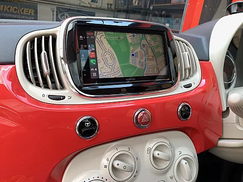 Fiat 500 2016 upgraded with Kenwood DMX7722DABS CarPlay / Android Auto Stereo