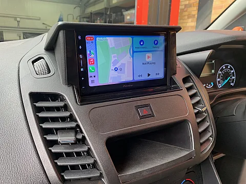 Ford Transit 2022 upgraded with Pioneer SPH-DA77DAB CarPlay stereo