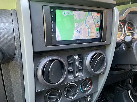 Jeep Wrangler 2007 Upgraded with Pioneer SPH-DA77DAB Wireless CarPlay stereo