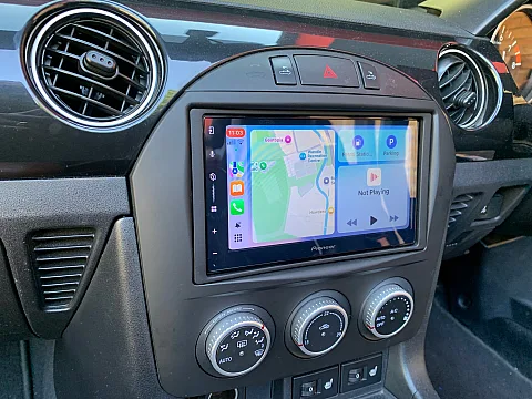 Mazda MX-5 2010 model upgraded with the Pioneer SPH-DA77DAB Wireless CarPlay Stereo