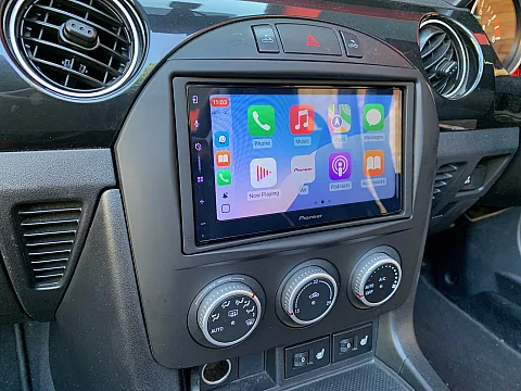 Mazda MX-5 2010 model upgraded with the Pioneer SPH-DA77DAB Wireless CarPlay Stereo