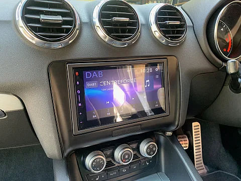 Audi TT Convertible 2011 upgraded with Pioneer SPH-DA77DAB Wireless CarPlay stereo