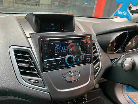 Ford Fiesta 2013 upgraded with a Kenwood DPX-7300DAB Bluetooth stereo
