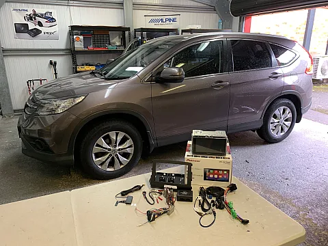 Honda CR-V 2013 upgraded with Pioneer SPH-DA77DAB CarPlay stereo