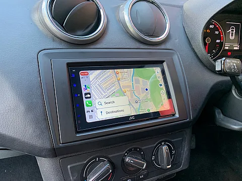 Seat Ibiza 2016 upgraded with JVC KW-M593BT CarPlay Stereo