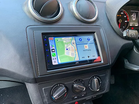 Seat Ibiza 2016 upgraded with JVC KW-M593BT CarPlay Stereo